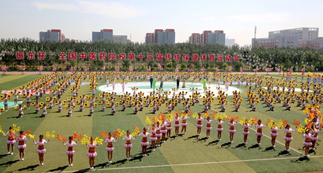 全國中醫(yī)藥院校第十三屆傳統(tǒng)保健體育運(yùn)動會開幕