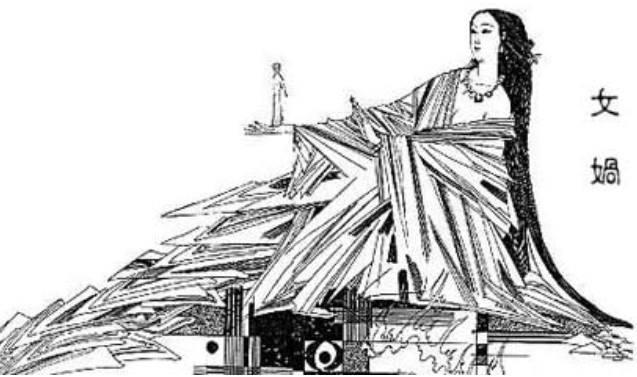 女媧，中國上古神話中的創(chuàng)世女神。